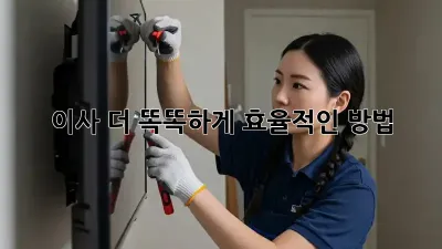 이사, 더 똑똑하게! 효율적인 방법